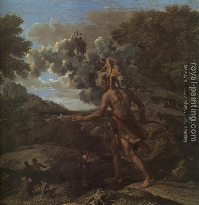 Nicolas Poussin : Blind Orion Searching for the Rising Sun